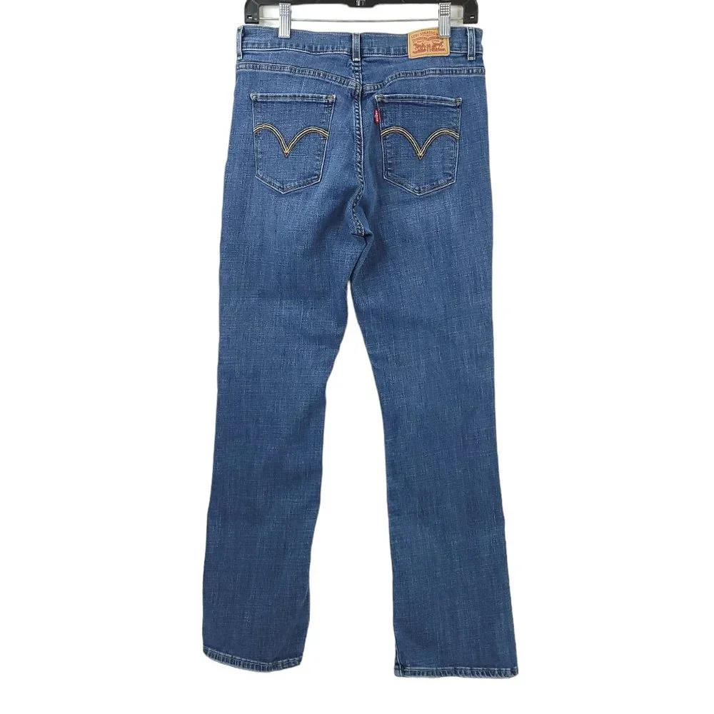 Levi Classic Boot Mid Rise Jeans Womens Size 10 Denim Medium Wash - Picture 2 of 8